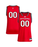 Adidas Men's 00 Scarlet Rutgers Knights Replica Swingman Jersey