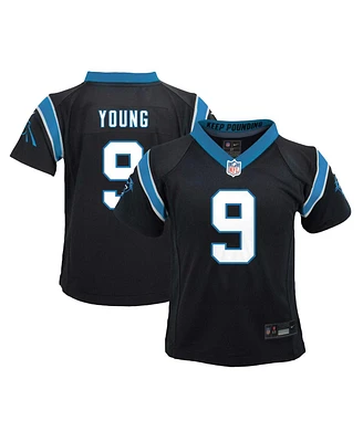 Nike Baby Boys and Girls Bryce Young Black Carolina Panthers Player Game Jersey