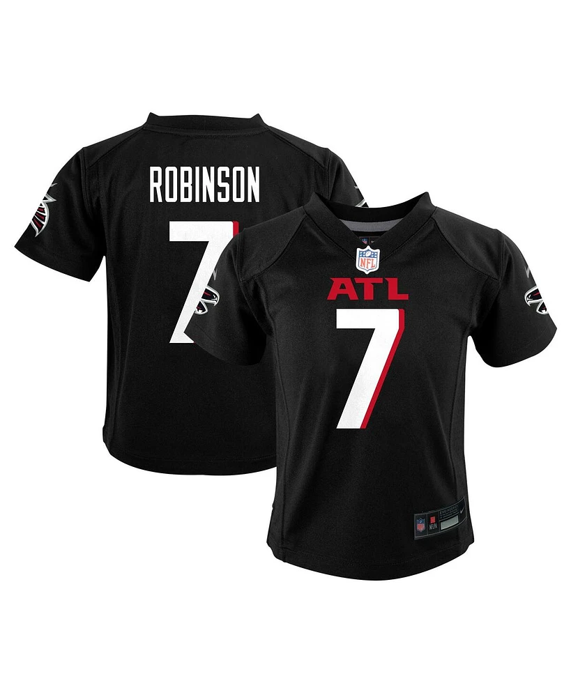 Nike Baby Boys and Girls Bijan Robinson Black Atlanta Falcons Team Player Game Jersey