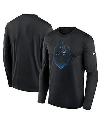 Nike Men's Black Carolina Panthers Legend Icon Long Sleeve T-Shirt