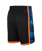 Nike Men's Black Oklahoma City Thunder 2024/25 City Edition Swingman Shorts