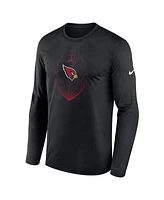 Nike Men's Black Arizona Cardinals Legend Icon Long Sleeve T-Shirt