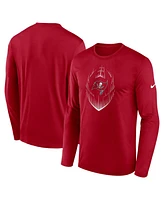 Nike Men's Red Tampa Bay Buccaneers Legend Icon Long Sleeve T-Shirt