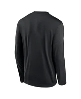 Nike Men's Black Carolina Panthers Legend Icon Long Sleeve T-Shirt