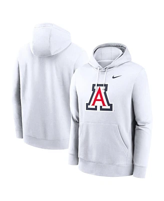 Nike Men's White Arizona Wildcats Primetime Club Fleece Pullover Hoodie