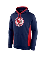 Fanatics Men's Navy/Red Boston Red Sox True Classics Fanarama Pullover Hoodie