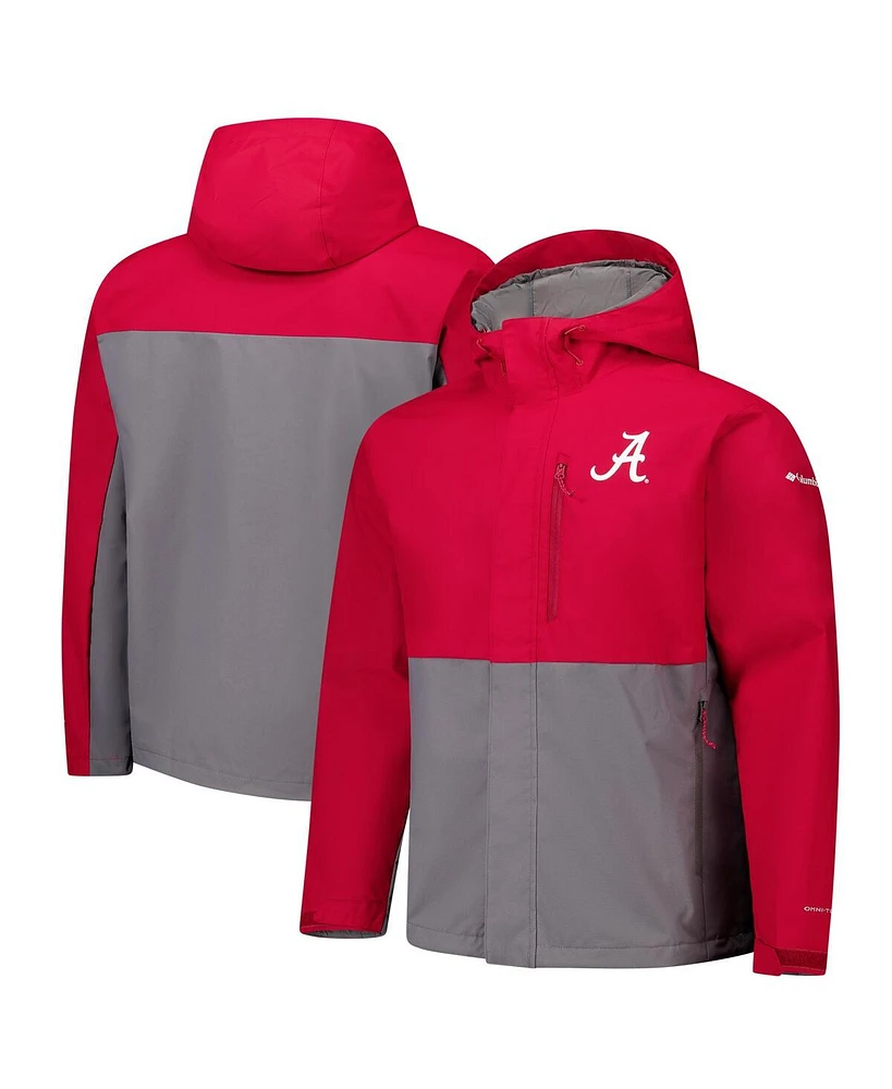 Columbia Men's Crimson Alabama Tide Field Bound Omni-Tech Full-Zip Jacket