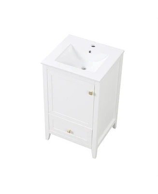 Slickblue Modern Bathroom Vanity with Sink for Stylish Storage and Functionality