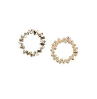 Sohi Crystal Hoop Earrings