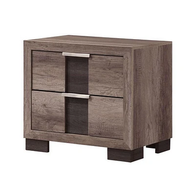 Slickblue Nightstand with 2 Drawers for Practical and Stylish Bedroom Storage