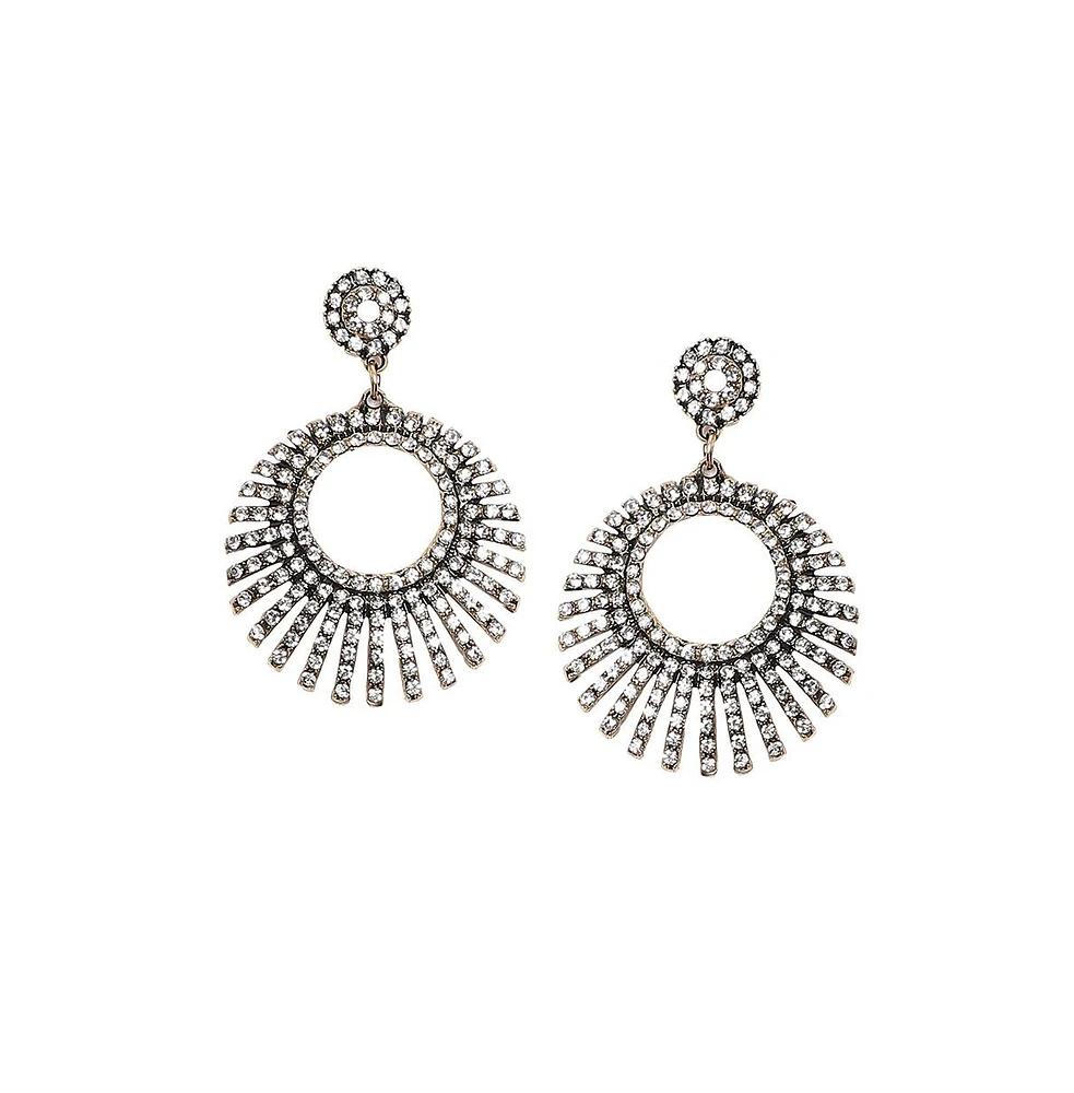 Sohi Hollow Circular Drop Earrings