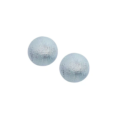 Ribbed Stud Earrings