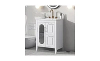 Slickblue Elegant Bathroom Vanity with Sink for Stylish Storage and Bathroom Design