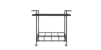 Slickblue Stylish Bar Cart for Portable and Functional Entertaining Storage