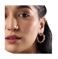 Sohi Twisted Hoop Earrrings