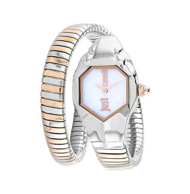 Just Cavalli Women's Glam Chic Mother of Pearl Dial Watch - JC1L001M0045