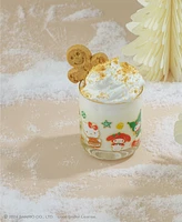JoyJolt Hello Kitty and Friends Gingerbread Pals Short Glasses, Set of 4