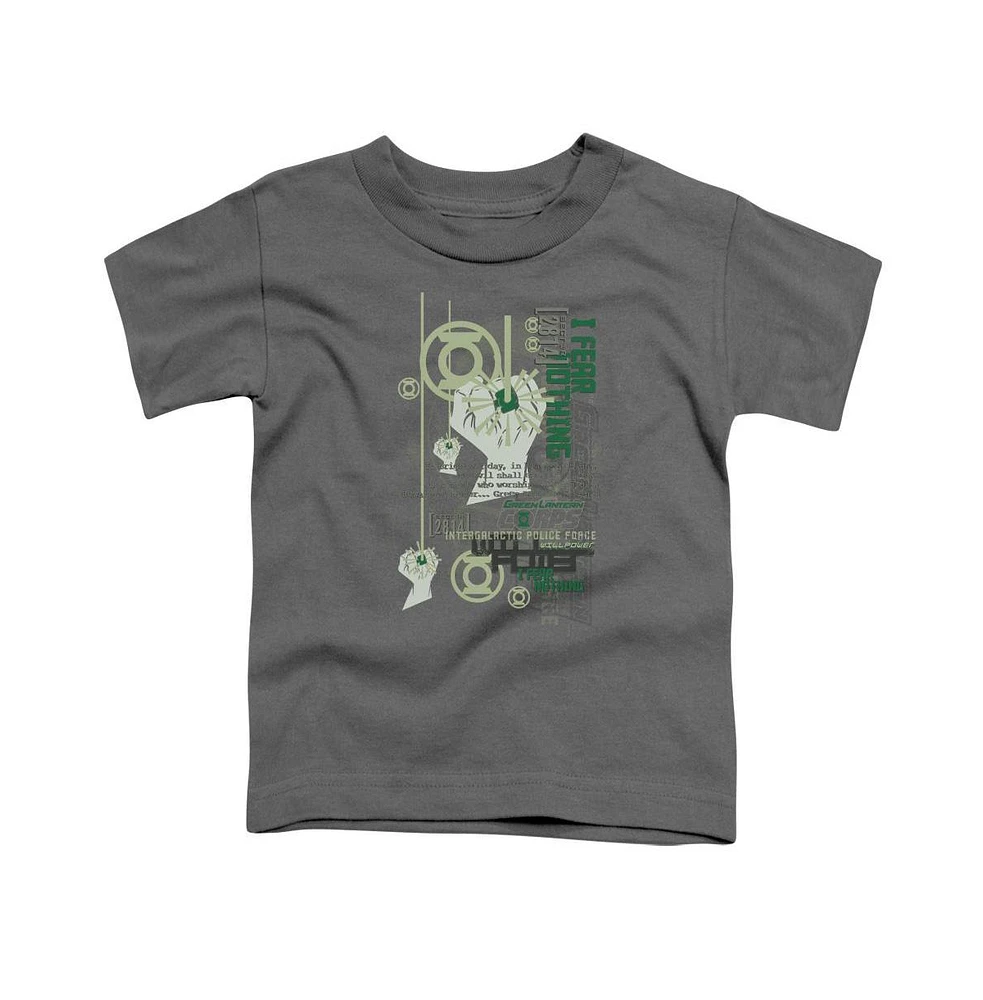 Green Lantern Baby-Girls Core Strength Short Sleeve Toddler Tee / T-Shirt