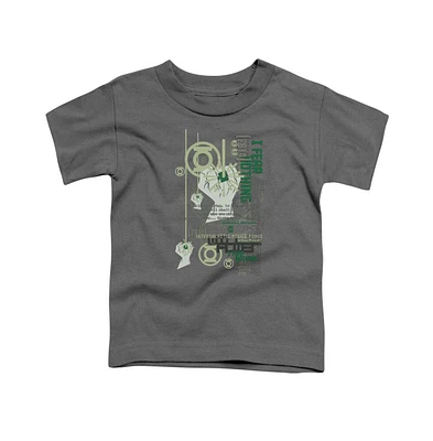 Green Lantern Baby-Girls Core Strength Short Sleeve Toddler Tee / T-Shirt