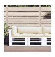 vidaXL Pallet Cushions 3 pcs Fabric