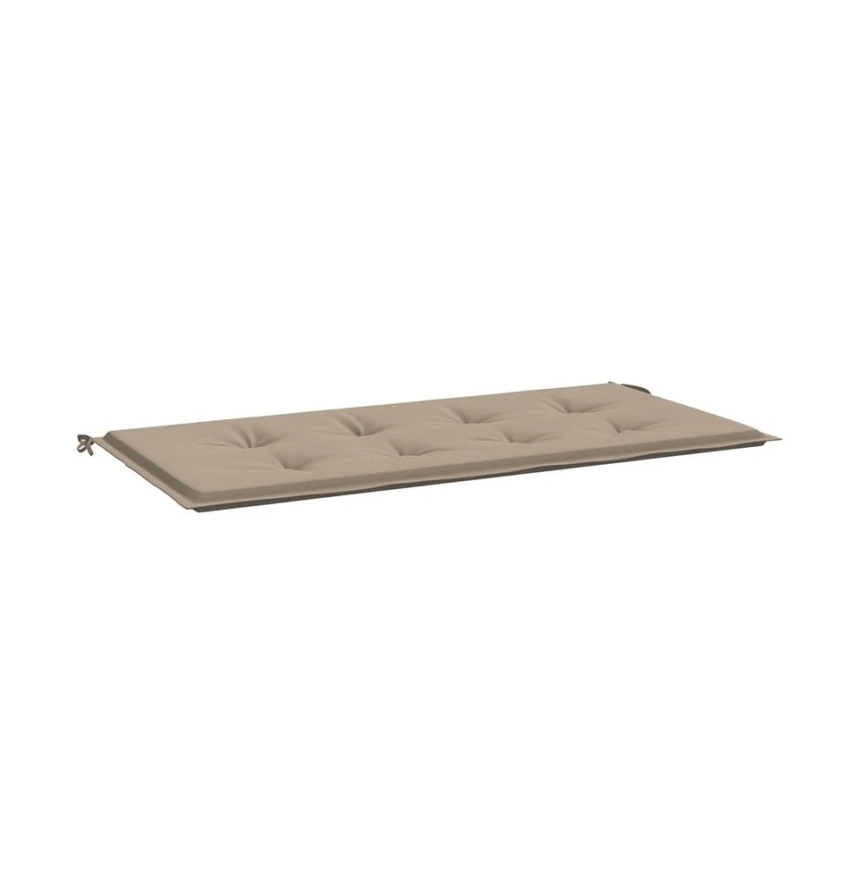 vidaXL Garden Bench Cushion Taupe 39.4"x19.7"x1.2" Oxford Fabric