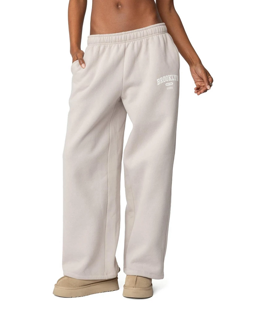 Edikted Women's Brooklyn Ny Sweatpants