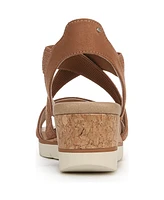 Dr. Scholl's Women's Just Cute Strappy Wedge Sandals