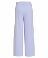 adidas Big Girls Elastic-Waistband Wide-Leg Pants