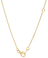 Diamond Triple Chevron Pendant Necklace (1/10 ct. t.w.) in 10k Gold, 16" + 2" extender