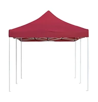 vidaXL Professional Folding Party Tent Aluminum 19.7'x9.8' Wine Red