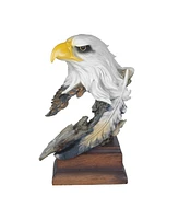 Fc Design "2-pc Set" 12"H Eagle Head Bust Figurine Statue Ornament Home Room Office Decor and Perfect Ideas for Housewarming, Holidays and Birthdays