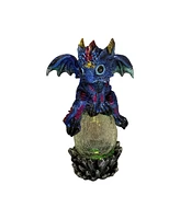 Fc Design "2-pc Set" 6.75"H Blue Dragon on Led Egg Figurine Statue Ornament Home Room Office Decor and Perfect Ideas for Housewarming, Holidays and Bi