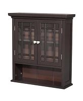 Slickblue 2-Door Bathroom Wall Cabinet with Open Shelf For Bathroom