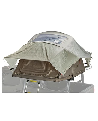 Yakima SkyRise Hd Medium Heavy Duty 4 Season Rooftop Tent for 2 People, Tan