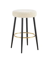 Slickblue Set of 2 Bar Stools for Chic and Comfortable Counter Seating