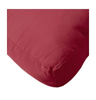 vidaXL Pallet Cushions 3 pcs Wine Red Oxford Fabric