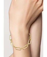 Rachel Zoe Gold Plated Bold Link Chain Bracelet