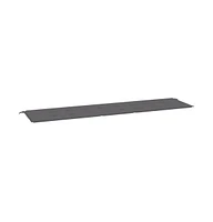 Garden Bench Cushion Anthracite 78.7"x19.7"x1.2" Oxford Fabric