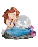 Fc Design "2-pc Set" 5"W Mermaid with Bubble Mergirl Figurine Statue Ornament Home Room Office Decor and Perfect Ideas for Housewarming, Holidays and