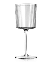 Godinger Sullivan Street Fluted Wine Glasses