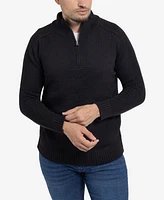 X-Ray Men's Quarter-Zip Pullover Sweater