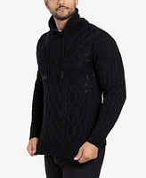 X-Ray Men's Shawl Neck Knit Sweater