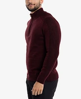 X-Ray Men's Quarter-Zip Pullover Sweater