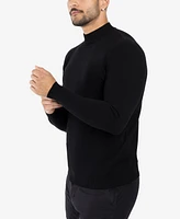 X-Ray Men's Basice Mock Neck Midweight Pullover Sweater