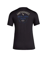 Adidas Women's Black San Jose Earthquakes Local Stoic Aeroready T-Shirt