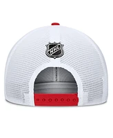 Fanatics Men's Red/Black Detroit Red Wings Authentic Pro A-Frame Rink Adjustable Hat