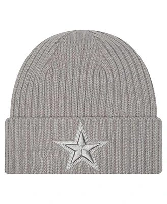 New Era Men's Gray Dallas Cowboys Color Pack Cuffed Knit Hat