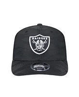 New Era Men's Black Las Vegas Raiders Adventure Camo Trucker 9SEVENTY Stretch-Snap Adjustable Hat