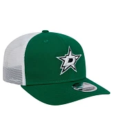 New Era Men's Green Dallas Stars Core Trucker 9SEVENTY Stretch-Snap Hat