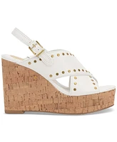 Vince Camuto Women's Ellna Studded Platform Wedge Sandals